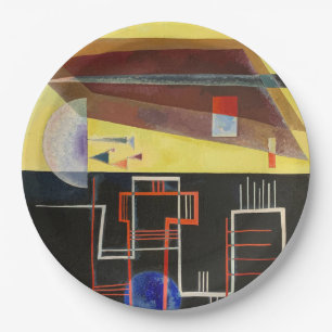 Kandinsky Inner Alliance Abstract Artwork Paper Plate