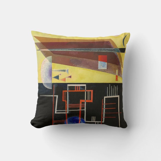 Kandinsky Inner Alliance Abstract Artwork Throw Pillow (Front)