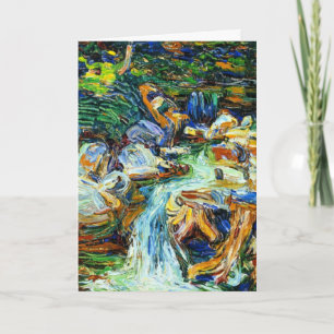 Kandinsky - Kochel - Waterfall II Card