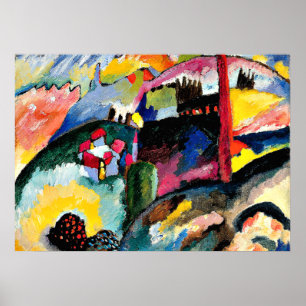 Kandinsky - Landscape with Factory Chimney Poster