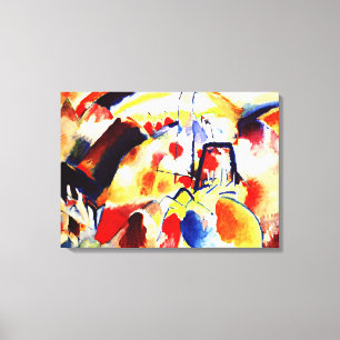 Kandinsky - Landscape with Red Spots Canvas Print