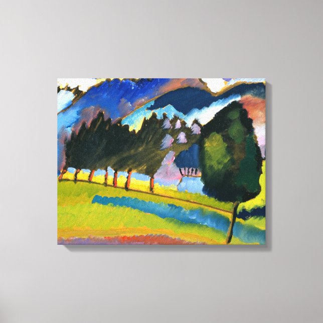 Kandinsky - Landscape with Rolling Hills Canvas Print (Front)