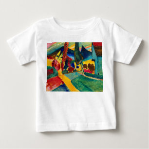 Kandinsky Landscape with Two Poplars Baby T-Shirt