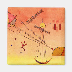 Kandinsky - Light Attachment, famous painting, Magnet