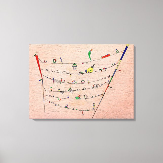 Kandinsky - Little Accents Canvas Print (Front)