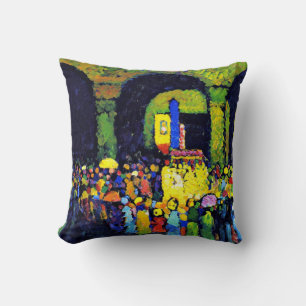 Kandinsky - Ludwigkirche in Murnau, Throw Pillow