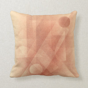 Kandinsky - Mildes Rosa, abstract artwork Throw Pillow