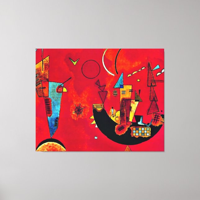 Kandinsky - Mit und Gegen Canvas Print (Front)