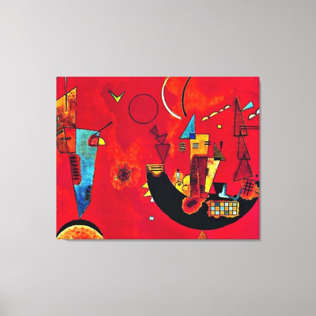 Kandinsky - Mit und Gegen Canvas Print (Front)