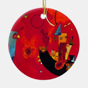 Kandinsky Mit und Gegen Ceramic Ornament