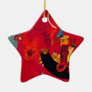 Kandinsky Mit und Gegen Ceramic Ornament