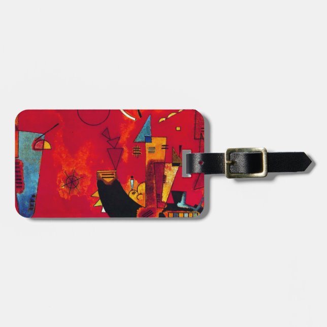 Kandinsky Mit und Gegen Luggage Tag (Front Horizontal)