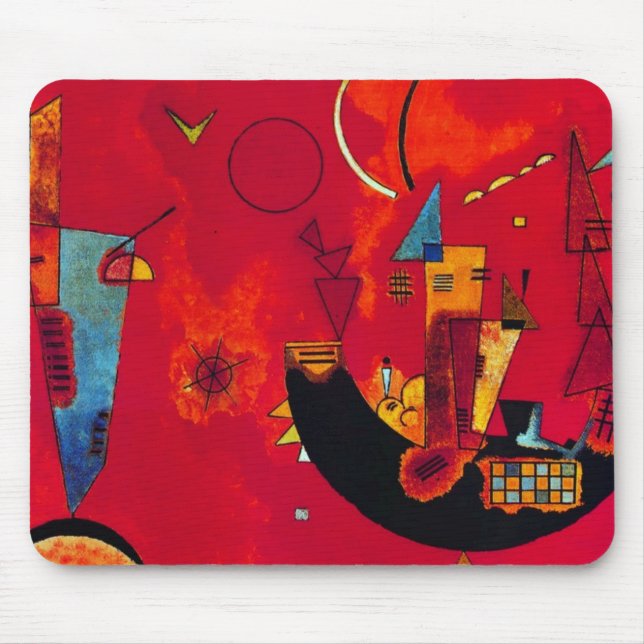 Kandinsky Mit und Gegen Mouse Pad (Front)
