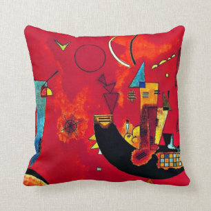Kandinsky - Mit und Gegen (With and Against) Throw Pillow