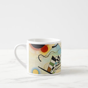 Kandinsky Modern Absract Expressionist Artwork Espresso Cup