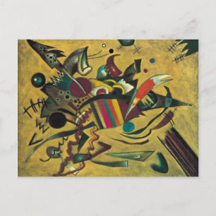 Kandinsky Modern Absract Expressionist Artwork Postcard