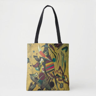 Kandinsky Modern Absract Expressionist Artwork Tote Bag