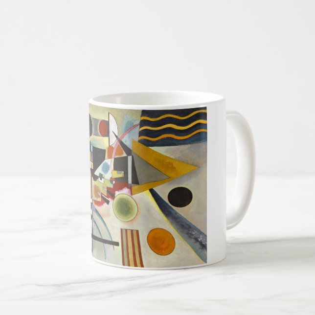 Kandinsky Modern Abstract Colourful Artwork Coffee Mug (Front Right)