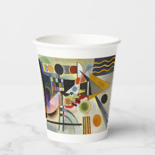 Kandinsky Modern Abstract Colourful Artwork Paper Cups