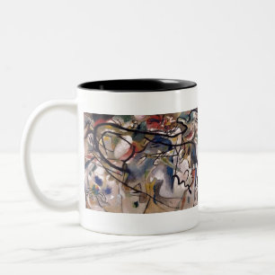 Kandinsky Modern Abstract Colourful Artwork Two-Tone Coffee Mug