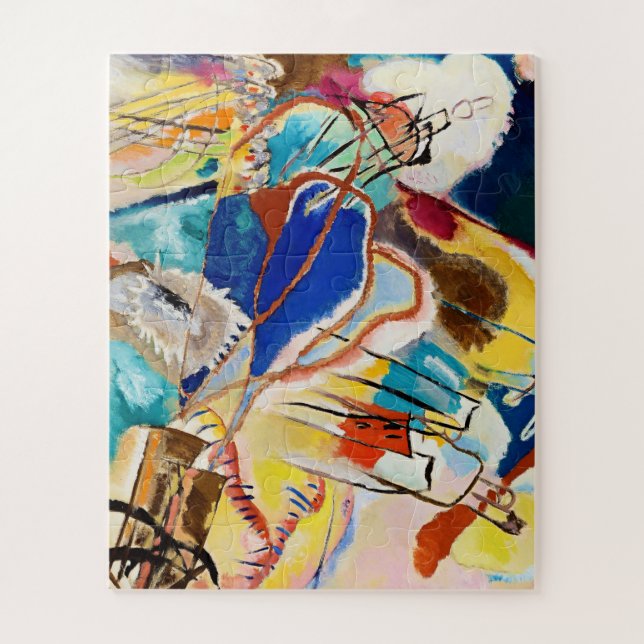 Kandinsky Modern Abstract Painting Artwork Jigsaw Puzzle (Vertical)