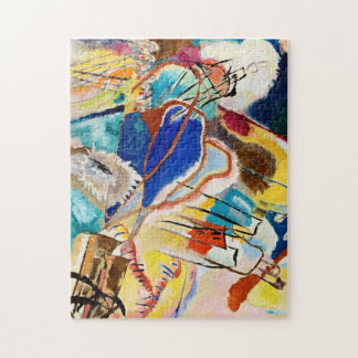 Kandinsky Modern Abstract Painting Artwork Jigsaw Puzzle