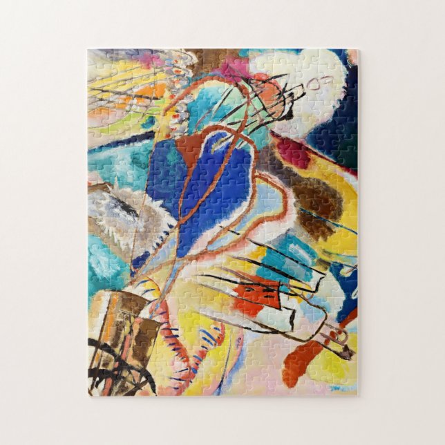 Kandinsky Modern Abstract Painting Artwork Jigsaw Puzzle (Vertical)