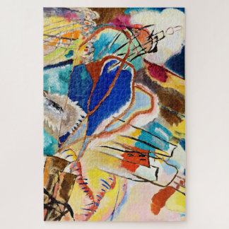 Kandinsky Modern Abstract Painting Artwork Jigsaw Puzzle