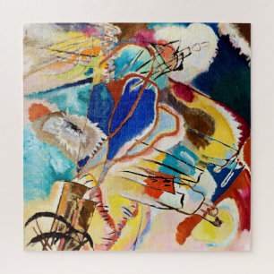 Kandinsky Modern Abstract Painting Artwork Jigsaw Puzzle
