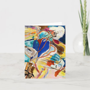 Kandinsky Modern Abstract Painting Artwork Note Card