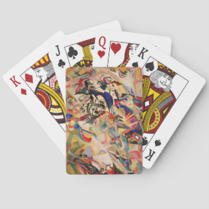 Kandinsky Modern Abstract Painting Artwork Playing Cards