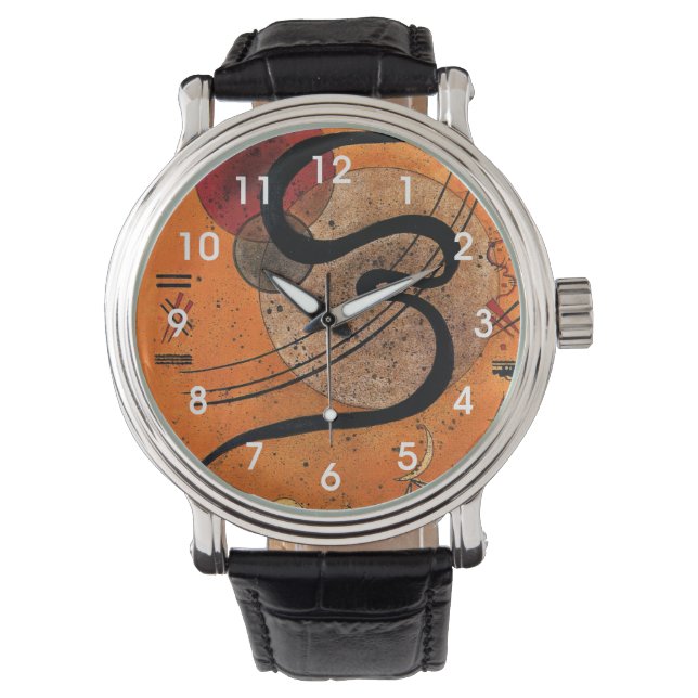 Kandinsky - Mood Line, colourful abstract art Watch (Front)