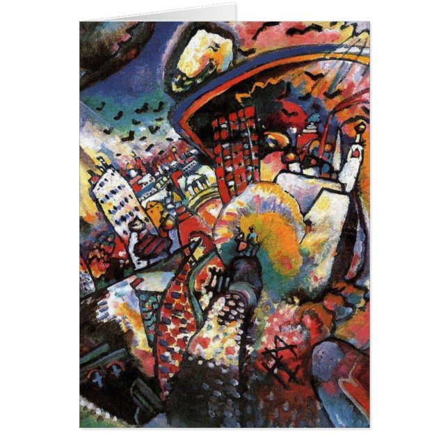 Kandinsky Moscow I Cityscape Abstract Painting (Front)