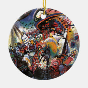 Kandinsky Moscow I Cityscape Abstract Painting Ceramic Ornament