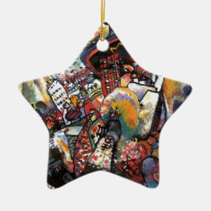 Kandinsky Moscow I Cityscape Abstract Painting Ceramic Ornament