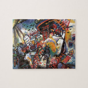 Kandinsky Moscow I Cityscape Abstract Painting Jigsaw Puzzle
