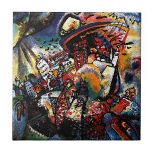 Kandinsky - Moscow I, famous painting, Tile