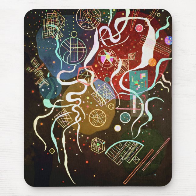 Kandinsky Movement I Mouse Pad (Front)