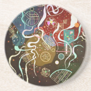 Kandinsky Movement I Painting Coaster