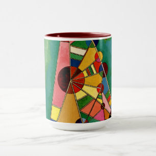 Kandinsky - Multicolored Triangle Mug
