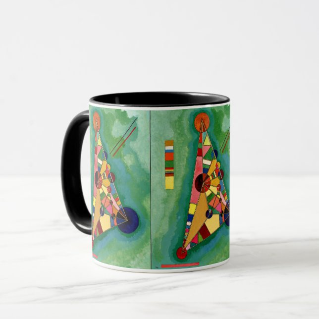 Kandinsky - Multicolored Triangle, Mug (Front Left)