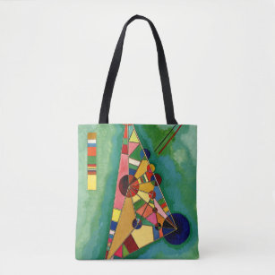Kandinsky - Multicolored Triangle Tote Bag