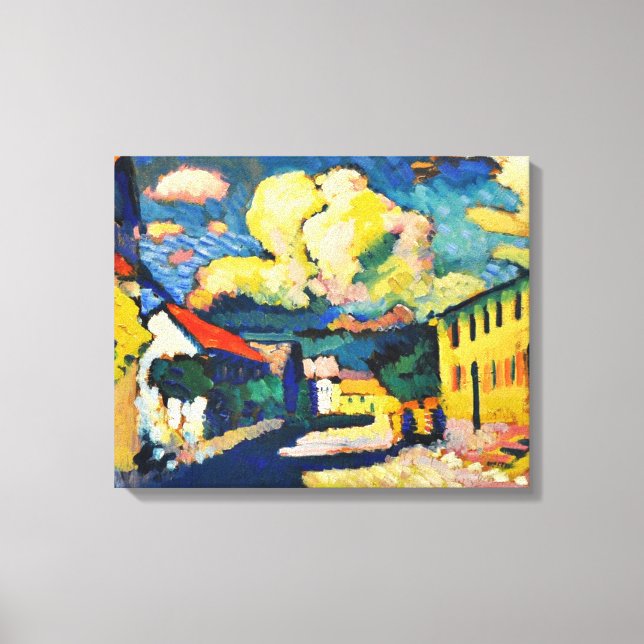Kandinsky - Murnau, Dorfstrasse Canvas Print (Front)