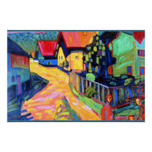 Kandinsky - Murnau Street with Women, Poster