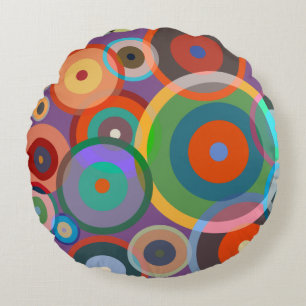 Kandinsky No. 4 Round Pillow