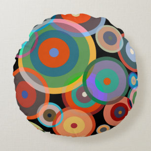 Kandinsky No. 4 Round Pillow
