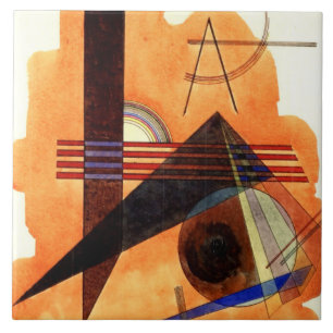 Kandinsky - Obstinate Brown Tile