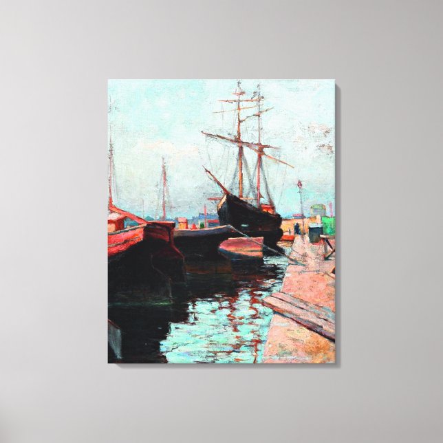 Kandinsky - Odessa Port Canvas Print (Front)