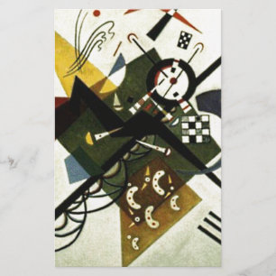 Kandinsky On White II Stationery