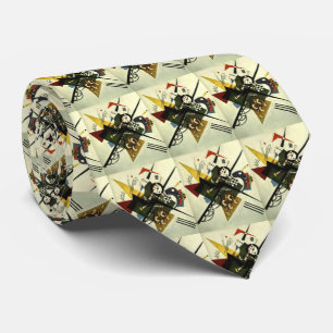 Kandinsky On White II Tie